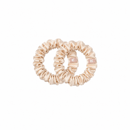 beige XS Scrunchies